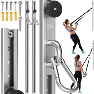 Adjustable Resistance Band Wall Mount System, Resistance Band Wall Anchor