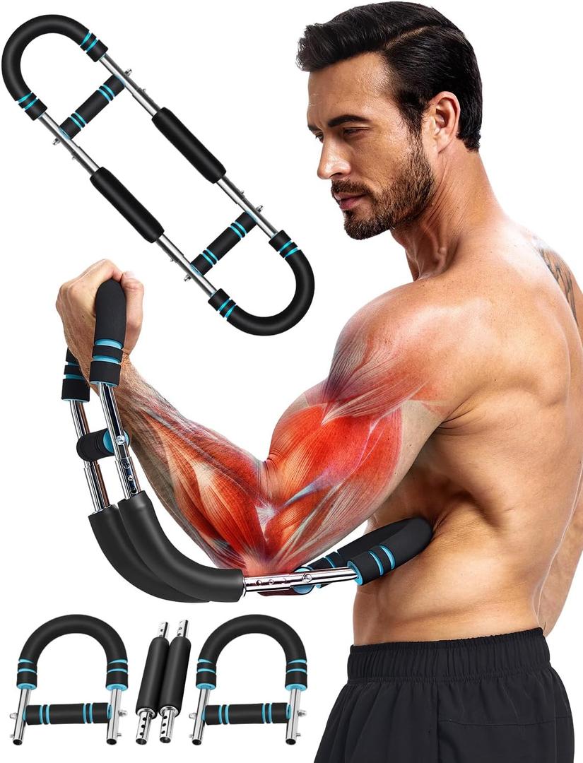 Twister Arm Trainer  Adjustable Forearm, Chest & Arm Strengthener, Portable Home Gym Workout Equipment for Men, Women & Seniors, Upper Body Fitness & Exercise Equipment