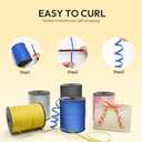2 x 500 Yards 3/16" Glitter Curling Ribbon Purple, Balloon String Curly Ribbon 1 Roll for Gift Wrapping, Birthday Wedding Party Festival Decoration, Baby Shower, Art Crafts, Florist Flowers