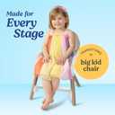 Graco Ready2Dine DLX 4-in-1 Highchair, Portable High Chair with 4 Growing Stages, Foldable Baby High Chair, Toddler Feeding Seat, Youth Stool, and Big Kid Seat, Linden