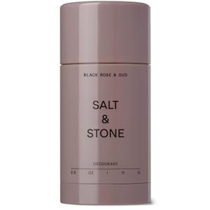 Salt & Stone Aluminum Free Deodorant | Extra Strength 48 Hour Protection for Women & Men | Made with Seaweed Extracts, Niacinamide & Prebiotics | Black Rose & Oud