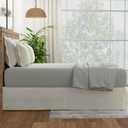 Today's Home Classic Tailored, Microfiber, 14" Drop Length Bed Skirt Dust Ruffle, Twin, Ivory TOH25014IVOR01