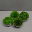 Fake Plants 4 Packs Artificial Potted Plants Faux Greenery Small Fake Shelf or Desk Greenery for Home Indoor,Faux-Indoor-Living Room-Home-Outdoor