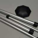 Golf Travel Support Pole, Aluminum Golf Support Rod, Golf Travel Bag Support System to Protect Clubs from Impacts (Black)