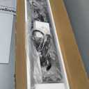 Huuger Narrow Sofa Table with 2 Power Outlets, 86.6-110.2 Inch Adjustable Length, Behind The Couch Table with USB-C Port, Long Entryway Console Table, Anti-tip Kit, for Living Room, Black