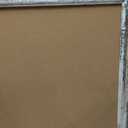 White Cork Board for Wall, 36 x 24 inches Decorative Bulletin Board, Rustic Wooden Frame Pin Board for Office, Dorm, Home Decor