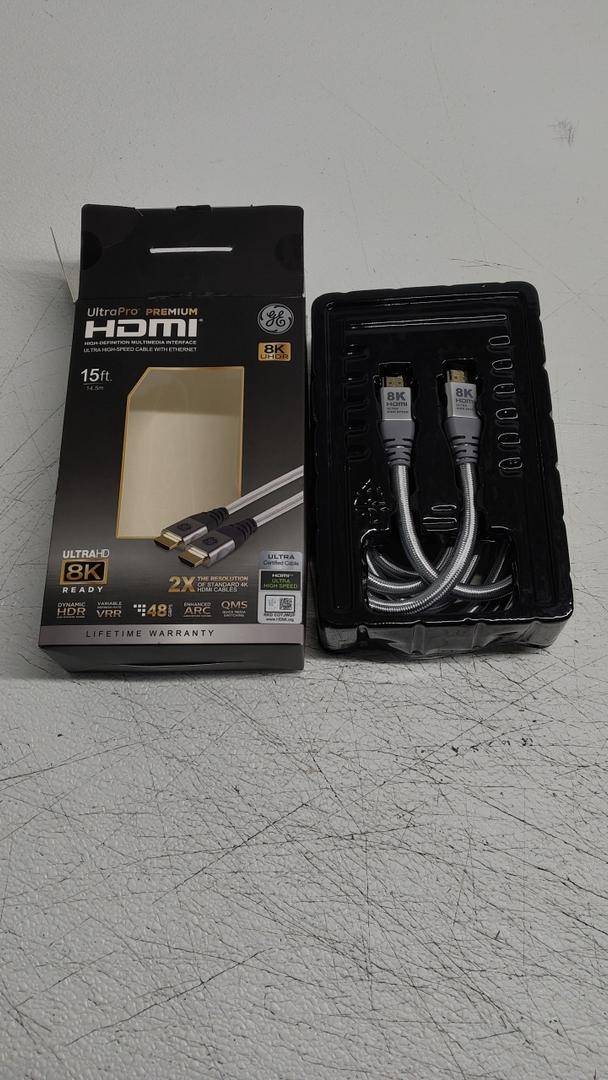 UltraPro Premium HDMI 15ft 8K UHDR Ultra High Speed Cable With Ethernet