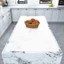Warome Silicone Mat,47"x 23" Silicone Mats for Kitchen Counter, Waterproof Heat Resistant Mat, Extra Large Countertop Protector, Nonstick Baking Mat,Shipped No Creases- White Translucent