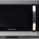 Farberware 1.1 Cu. Ft. Countertop Microwave Oven 1000 Watt Power, Auto Cook Settings, Defrost, Easy Clean and Child Safety Lock - Stainless