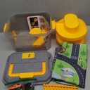 Toy Car Track Storage Playset - Toddler Toys for Ages 2-4, Car Track Set Including 12 Diecast Cars, PlayMat, Race Tracks, Car Ramp, Kids Birthday Gift for 2 3 4 5 Year Old Boys