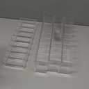 Tea Bags Organizer: Extra Large Tea Bag Holder - Clear Plastic Storage Box with Lids, Stackable Tea Packet Organizer for Countertop Pantry