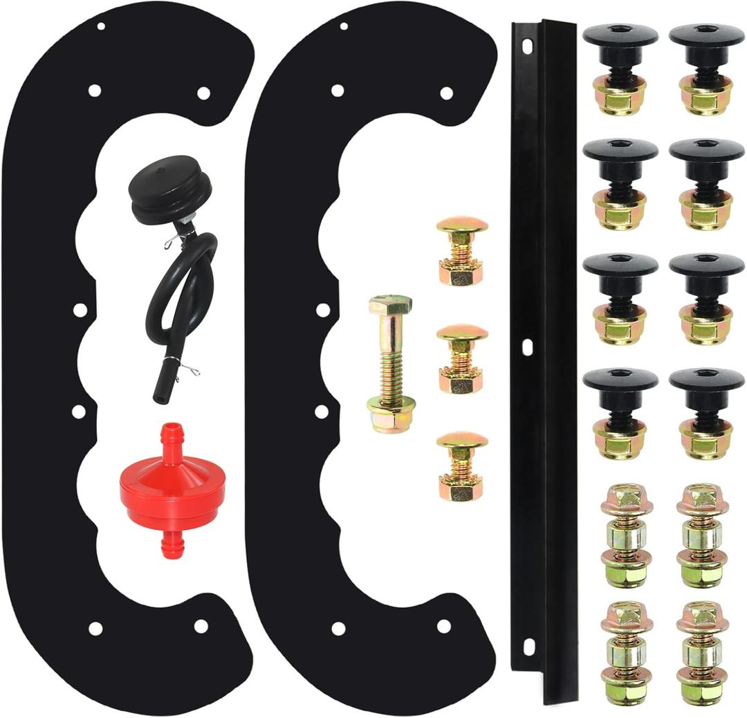 99-9313 Snow Blower Paddles with 55-8760 Scraper Replaces 125-1128 55-9250 55-9251 55-9252 88-0771 73-046 780-180 for Toro 20" 21" CCR2000 CCR2400 CCR2450 CCR3000 CCR3600 CCR3650 Snowthrower