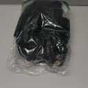 OFEEFAN Long Sleeve Dress for Women Crew Neck Tunic Dress with Pockets Decorative Buttons (Small, Black)