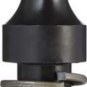 Buyers Products 1802056 Heat Treated Black Oxide 2-5/16 in Hitch Ball With 1.5 in Shank dia x 2.75 Length +1 in Riser, 30,000 lb MGTW for Trailer, RV, Marine & HeavyDuty Towing (3.75 in Total Length)