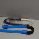 2 Pieces Dryer Vent Cleaner Kit Compatible with Most Vacuum Cleaner, Dryer Lint Brush and Vacuum Hose Attachment with Universal Connector, Quickly Lint Remover (Blue)