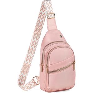 Xsecnua Crossbody Sling Bag Small Sling Backpack, Cross Body Bag Chest Bag for Women Men Travel Hiking Daypack