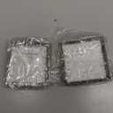 2 Pack Vintage Picture Frame, Display 2.76 x 2.76 inch Picture, Rectangle Decorative Antique Photo Frame for Tabletop, Home Decor