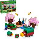LEGO Minecraft The Cherry Blossom Garden, Video Game Toy for Kids, Building Set with 2 Minecraft Minifigures, Bees and a Sniffer Figure, Hands-on Minecraft Toy for Boys and Girls Ages 8 and Up, 21260