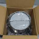 HG Power 6 Inch Exhaust Fan: Kitchen Exhaust Fans with Switch Portable Attic Vent Fan with 8 Feet Power Cord Plug-in Garage Ventilation Fan with Damper Shop Chicken Coop Basement Smoking Room Silver