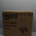 ZIWWVY Stepper Machine with Resistance Bands, Mini Stepper with 300LBS Weight Capacity, Twist Stepper for Full Body Workout, Adjustable Step Height, Smooth and Quiet, Step Machine for Men Women