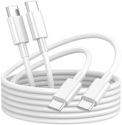 USB C to USB C Cable 3ft for iPhone 17/16/15 Charger Fast Charging Type C to Type C Power Cord for Apple 17/17 Pro/17 Pro Max/Air/16/16e/15， MacBook Air 13 inch/MacBook Pro/iPad/iPad Air/Mini