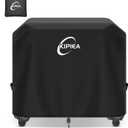 Kipiea Heavy Duty Grill Cover for Traeger Flatrock 3 Zone, 600D Oxford Fabric Wood Pellet Smoker Covers Waterproof & Windproof, Pellet BBQ Grill Cover for Outside Anti-UV, No Tear, No Fading