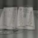 Hewory Glass Candlestick Holders: Clear Glass Taper Candle Holders Set of 3 Vintage Candle Stick Candle Holder, Colorful Glass Candle Holders for Table Centerpiece, Wedding, Dinner, Party, Home Decor