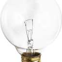 (3Pack) G25 Globe Light Bulbs – 25W Incandescent, 2700K Soft White, E26 Base, Dimmable – Crystal Clear Vanity Bulbs for Bathroom, Mirror, Pendant Fixtures