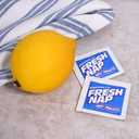 Moist Towelettes Lemon Fragrance, 28"", Single Use, Individually Wrapped, Pack of 1000", Blue