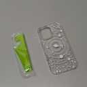 MOSNOVO for iPhone 17 Case | Military Grade 6.6ft Drop Tested | Camera Control | Clear with Galaxy Design