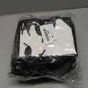 TKSBAG 50 PCS Small White Black Gift Bags with Handles, 6.43.15.1 Inch Thank You Bags with Bow Ribbon for Baby Shower, Bridal Shower, Wedding, Party Favors, Thanksgiving, Christmas