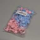 36 Plastic Pacifiers for Baby Shower Game, 2.75’’ Baby Shower Pacifiers, Blue Pacifiers for Baby Shower Decoration DIY, Gender Reveal Party Table Scatter/Baby Shower Party Favors(Blue&Pink)