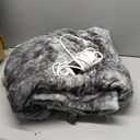 Homemate Heated Blanket Electric Throw - 50"x60" Heating Blanket Throw 1/2/4/6/8 Hours Auto-Off 10 Heat Levels Over-Heat Protection Luxury Faux Fur Sherpa ETL Certification