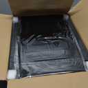 12 Pack Large Shoe Storage Box, Clear Shoe Storage Organizer with Magnetic Door, Stackable,Shoe Containers For Display Sneakers, Easy Assembly, Fit up to US Size 12, Black