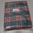 Softalker Christmas Checkered Tablecloth Rectangle - Green Buffalo Plaid Linen Cotton Gingham Xmas Table Cloths, Winter Farmhouse Table Decorations for Dining/Parties/Holiday, 54 x 80 Inch