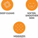 Brush Head Replacements Compatible with Clarisonic Mia 1, Mia 2, Mia Fit, Alpha Fit, Smart Profile Uplift and Alpha Fit, Deep Pore, 4 Pack