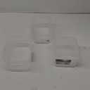 1 Pack Sterilite FlipTop, Stackable Small Storage Bin with Hinging Lid, Plastic Container to Organize Desk at Home, Classroom, Office, Clear,  And 2 Pack Storage Boxes