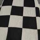 Seavish Checkered Rug, 5x8 Ft Black and White Rug, Retro Moroccan Checkerboard Rugs, Lightweight Outdoor Washable Area Rug, Rustic Floor Carpet Decor for Living Room, Bedroom, Dining Room, Patio