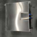 Universal 20 Gallon 80L Fuel Cell Polished Aluminum Fuel Tank with Cap/Level Sender/12FT Oil Feed Line Silver