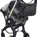 Baby & Beyond Essential Bag, Compatible with Doona Car Seat Stroller, with additional hooks and straps to be compatible with any universal stroller, Converts into Tote Diaper Bag