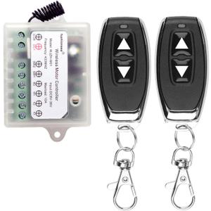 DC 8V 12V 24V 36V Motor Remote Control Switch for Control Linear Actuator, 433Mhz 10A Motor Forward Reverse Relay SwitchMomentary Mode