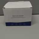 3 inch Desk Power Grommet, White USB Grommet with Green Port, Desk Hole Round Grommet Outlets with 2 AC Outlets and 2 USB Ports 6.5FT Heavy Duty Power Cord