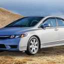Tape on Window Visor Compatible with 2006-2011 Honda Civic Sedan Only, Slim Style Acrylic Smoke Tinted Sun Rain Wind Guards Shield Vent Wind Deflector by IKON MOTORSPORTS, 2007 2008 2009 2010