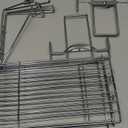 Universal Griddle Warming Rack for Blackstone 36 28 22 17 inch Griddle Accessories, Adjustable Rack for Weber and Most Flattop Grills, Griddle Cooling Rack for Blackstone 2149 1984 1554 Grill (12"L - 45"L)