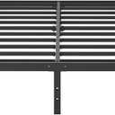 Cieemine 10 Inch King Size Bed Frame, Platform Metal Bed Frame King Heavy Duty Steel Slat Mattress Foundation, No Box Spring Needed, Easy Assembly, Noise-Free, Black