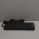 Power Strip - Addtam Surge Protector with 10 Outlets and 4 USB Ports, 6 Feet Extension Cord with Flat Plug, 2700 Joules, ETL Listed, Black