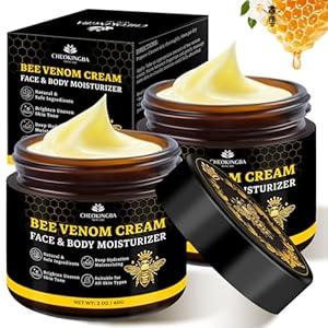 2PCS Bee Venom Comprehensive Cream – Face & Body Moisturizer, Lightweight Hydration, Smooth & Soft Skin Feel, 60g x 2