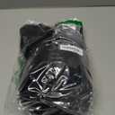 Yontree Fashion Fluffy Steering Wheel Covers for Women/Girls/Ladies/Men Australia Pure Wool Universal 15 Inch 1 Set 3 Pcs (Black)