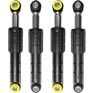 DC66-00470A DC66-00470B Washer Shock Absorber Kit Compatible with Samsung Washing Machine Replaces Parts AP4206426 AP4456255 2020946 DC66-00650C DC66-00650D DC66-00343A PS4212219-4 Pack (Black)