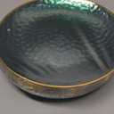 DaYammi 60Pcs Sage Green Plastic Plates with Gold Rim,Disposable Plates Set Includes 30 Dinner Plate & 30 Salad Plate,Fancy Green Party Plates with Radial Texture for Party Wedding Dinner Easter